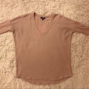 Express 3/4 Waffle Tee